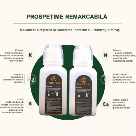 Ingrasamant pentru plante A+B pentru sistemele hidroponice [5]
