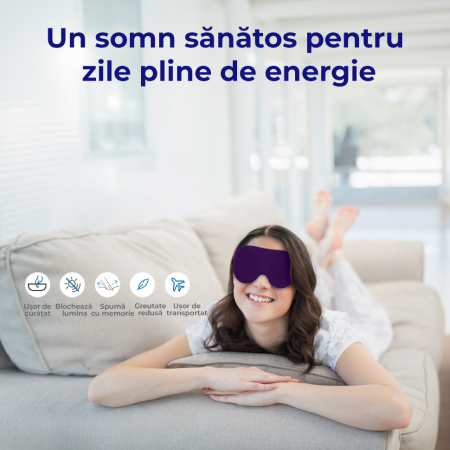 Masca pentru somn - Mov [7]