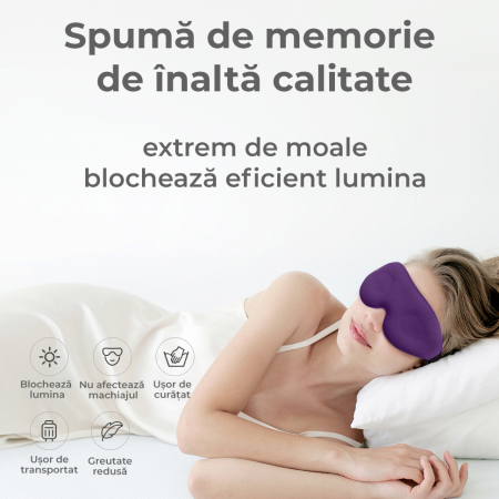 Masca pentru somn - Mov [4]