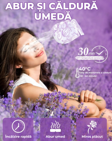 Masti pentru ochi cu autoincalzire Lavanda [6]