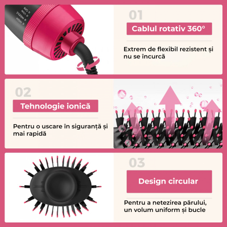 Perie electrica de par fixa pentru volum 4 in 1 [1]