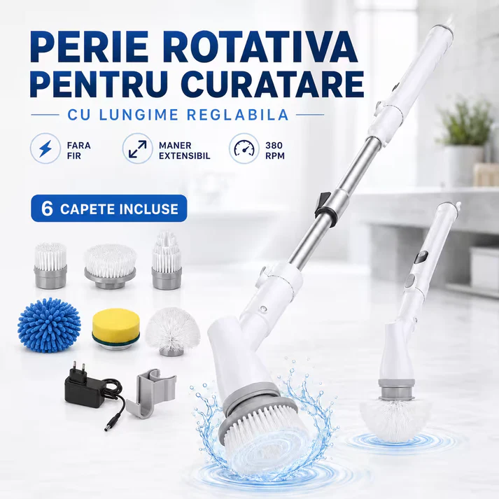 Curatenie - Perie electrica rotativa pentru curatare