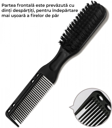 Perie profesionala cu pieptene - 1 Buc [4]
