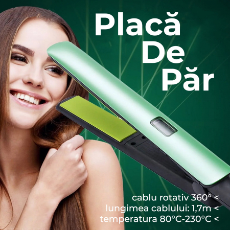 Placa de indreptat parul Verde [2]