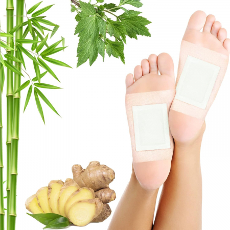 Masti si Plasturi - Plasturi Detoxifiere Picioare Regal Bliss ®,  10 bucati