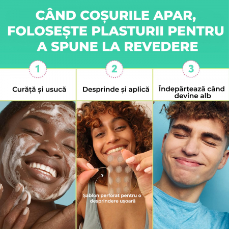 Plasturi translucizi anti acnee [1]