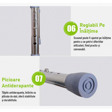 Scaun WC tip toaleta - Pliabil si reglabil [3]