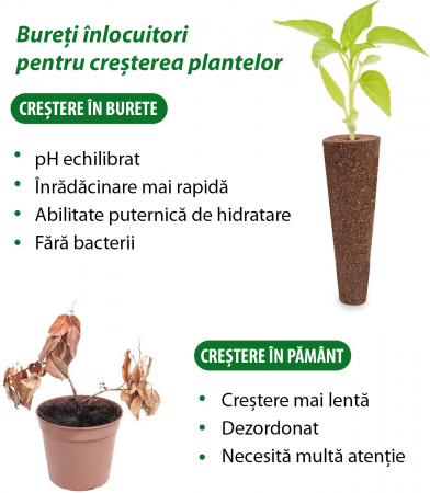 Set 12 bureti pentru cresterea plantelor hidroponice [5]