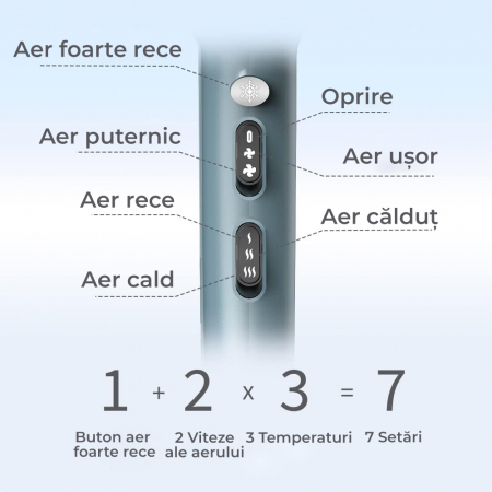 Uscator de par profesional ionic, Gri [2]