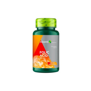 Pachet Acid Folic 400mcg 60tab (2x30tab). Adams [1]