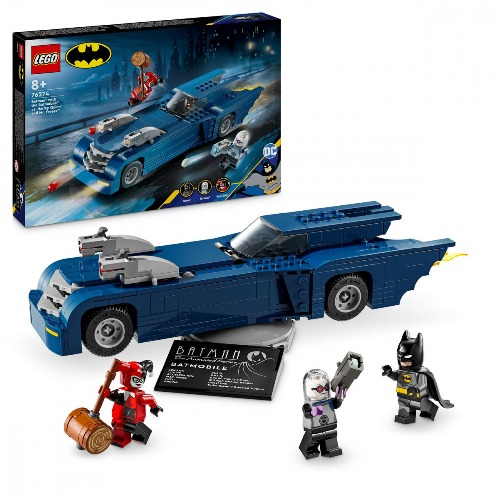 Batman™ cu  Batmobile™ vs Harley Quinn™ si Mr. Freeze™ [1]