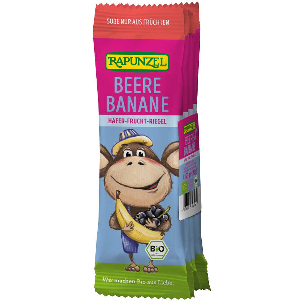 Baton bio cu ovaz, fructe de padure si banane pentru copii, +3 ani [1]