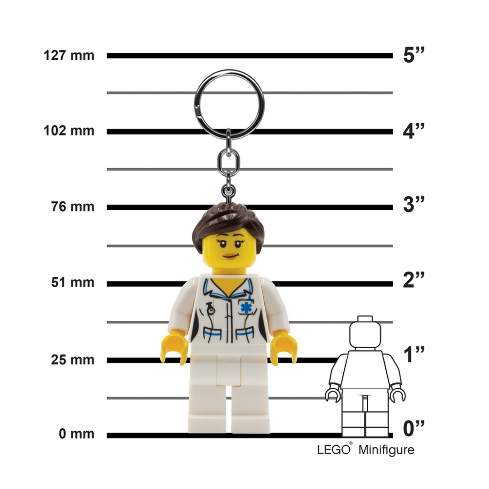 Breloc cu LED LEGO Asistentă [5]