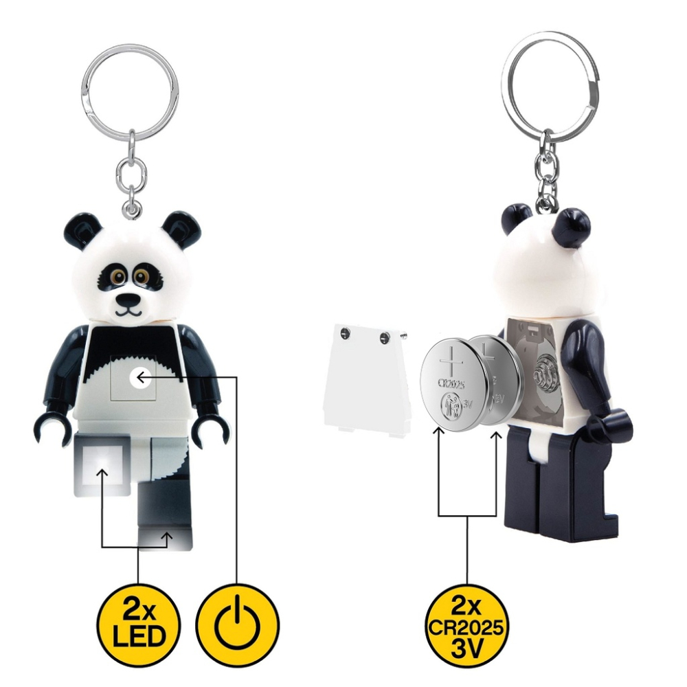 Breloc cu LED LEGO Panda [4]