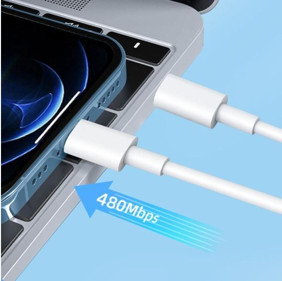 Cablu Date si Incarcare, KSC-981, USB-C la Lightning, PD20W, QC3.0, 1m, Alb [5]