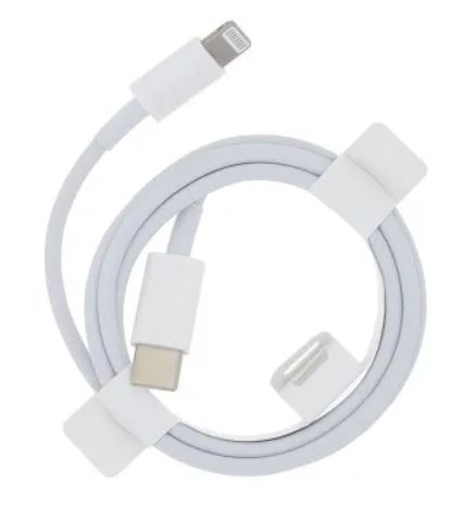 Cablu de date Type-C la Lightning Fast Charge pentru iPhone/iPad - 1 metru Bulk, 2A, Alb [1]
