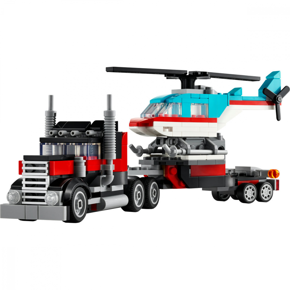Camioneta cu platforma si elicopter [7]