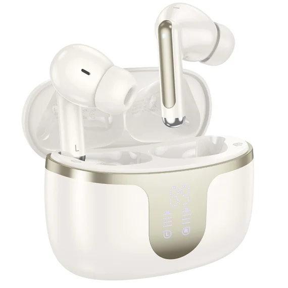 Casti Wireless, Hoco EQ10, Ear Buds, Bluetooth 5.3, 180h StandBy, 300mAh, Power LED, Harmony [2]