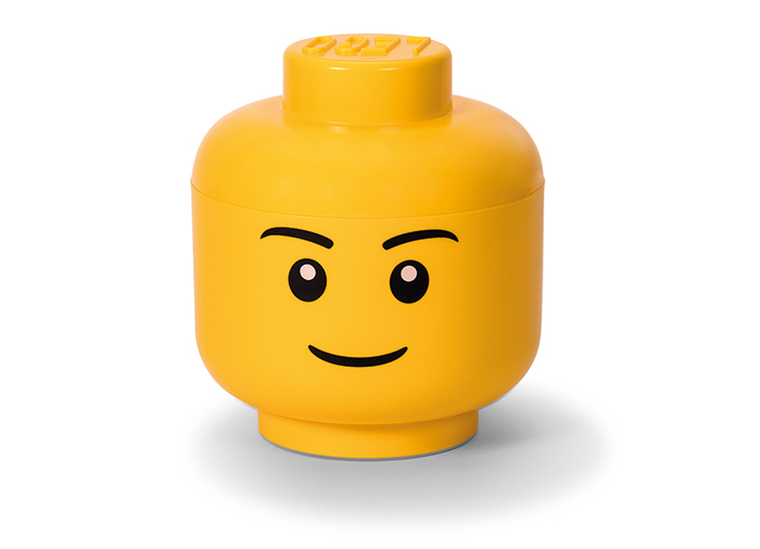 Cutie depozitare L cap minifigurina LEGO baiat [1]