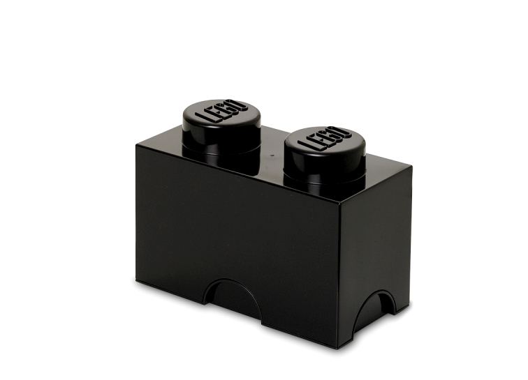 Cutie depozitare LEGO 2 negru [1]