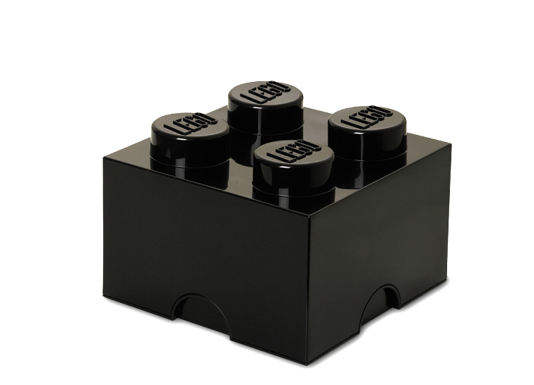 Cutie depozitare LEGO 4 negru [2]