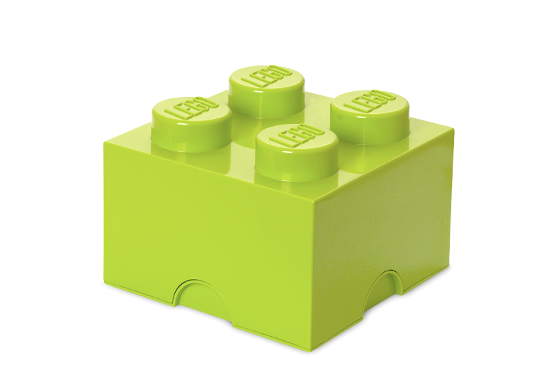 Cutie depozitare LEGO 4 verde deschis [1]
