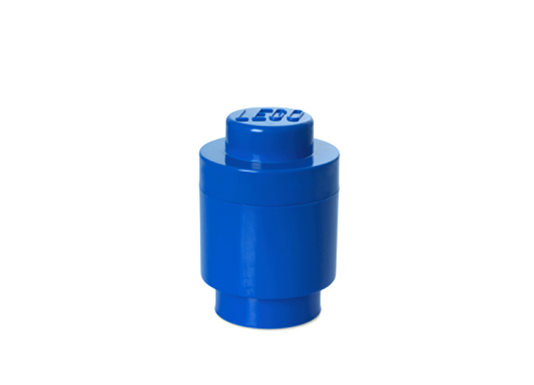 Cutie depozitare rotunda LEGO 1 albastru inchis [1]