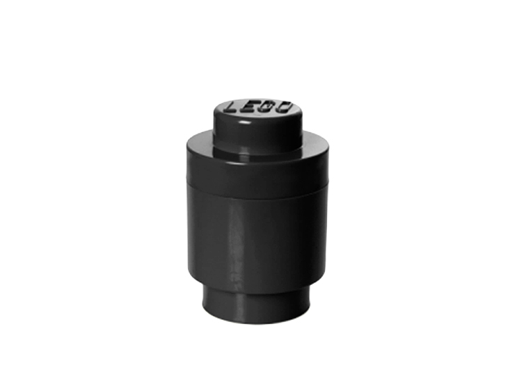 Cutie depozitare rotunda LEGO 1 negru [1]