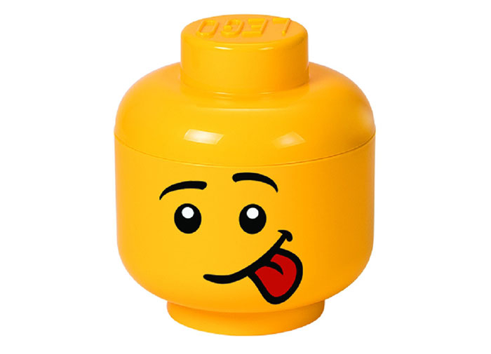 Cutie depozitare S cap minifigurina LEGO - Silly [1]