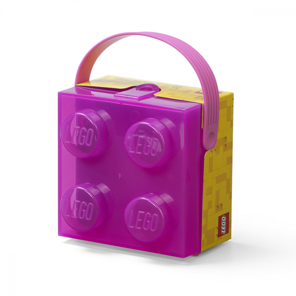 Cutie LEGO 2x2 - violet transparent [2]
