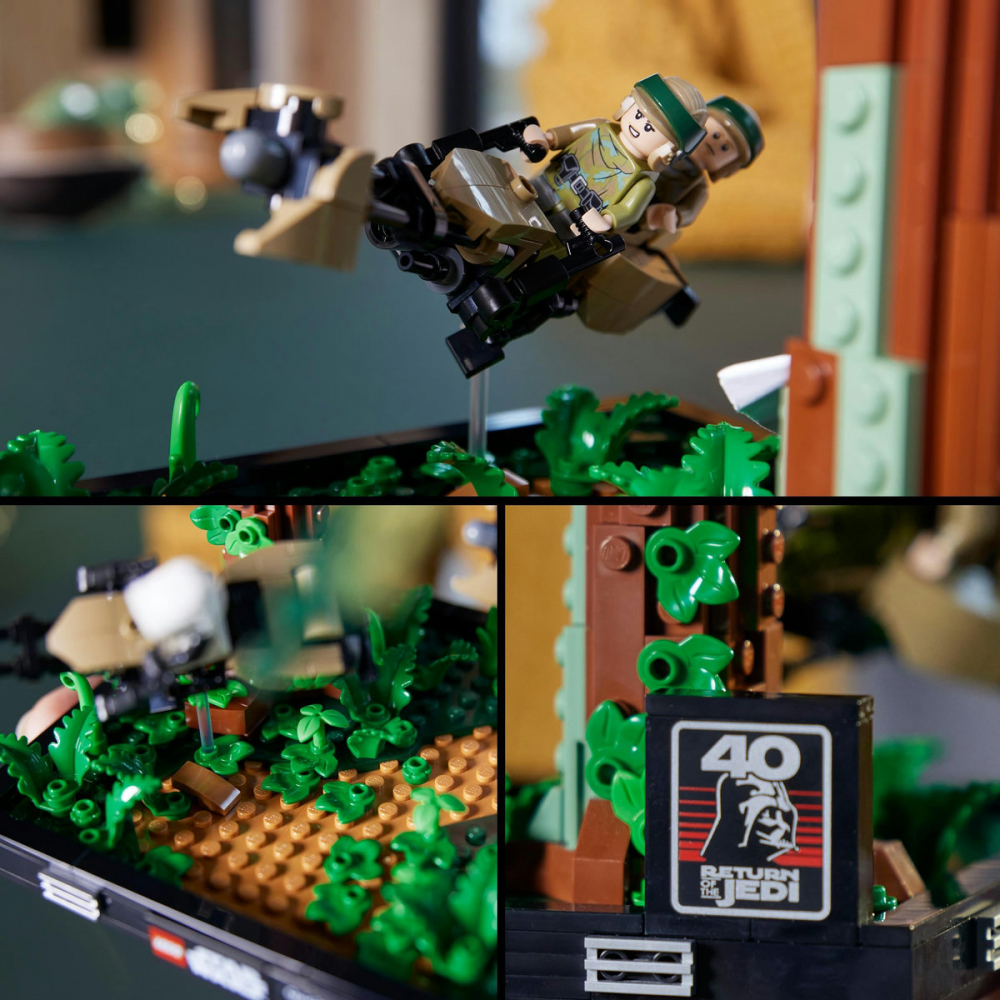 Diorama Urmarire cu speederul pe Endor [8]