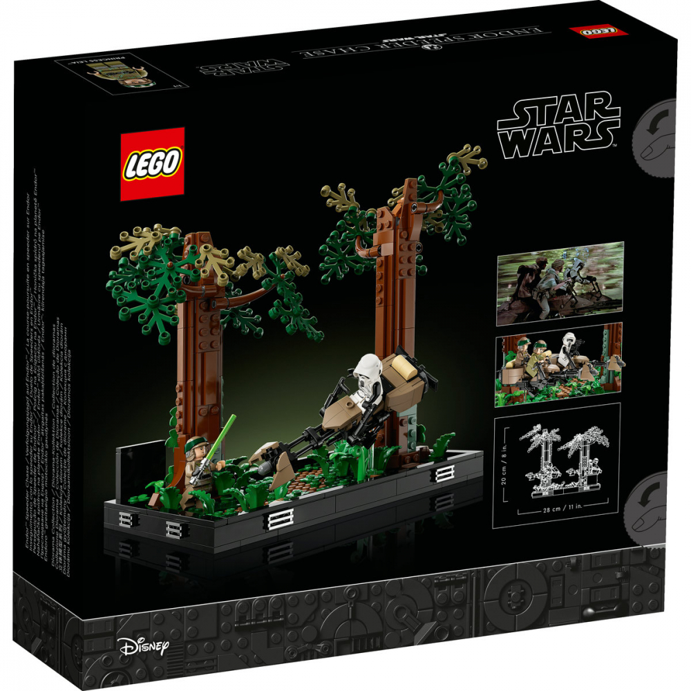Diorama Urmarire cu speederul pe Endor [3]