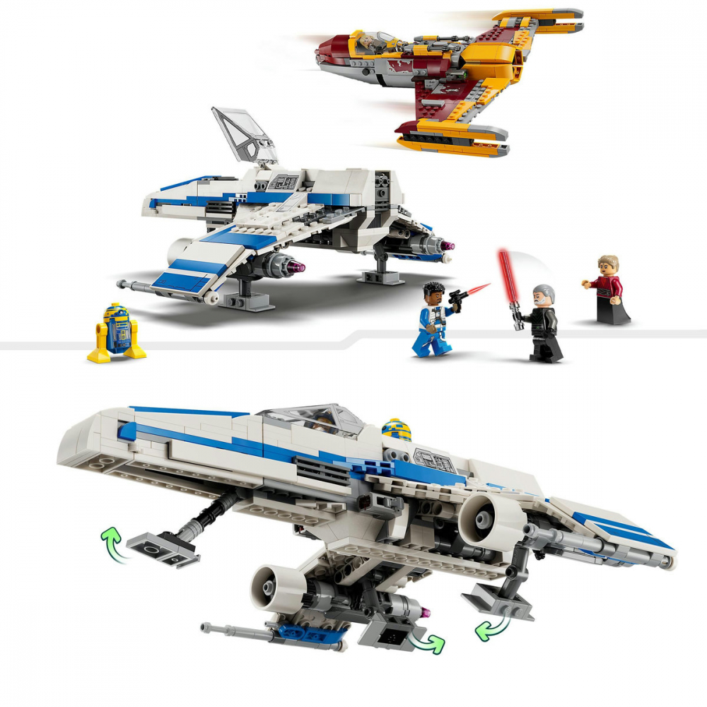 E-Wing al Noii Republici vs Starfighter-ul lui Shin Hati [8]