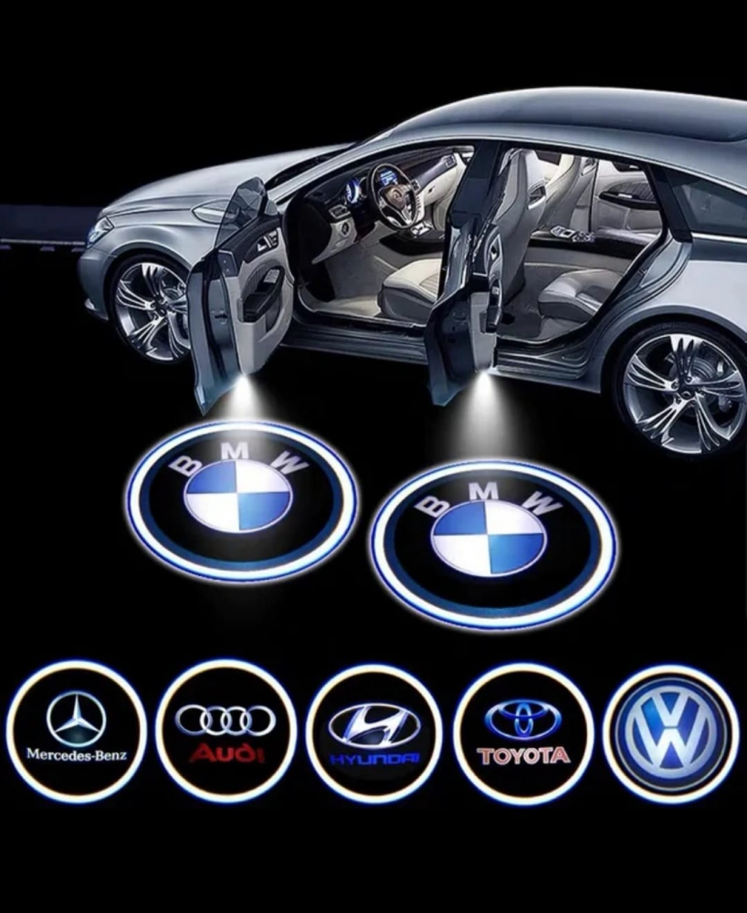 Set 2 lampi proiectoare logo DACIA cu lumina LED [8]