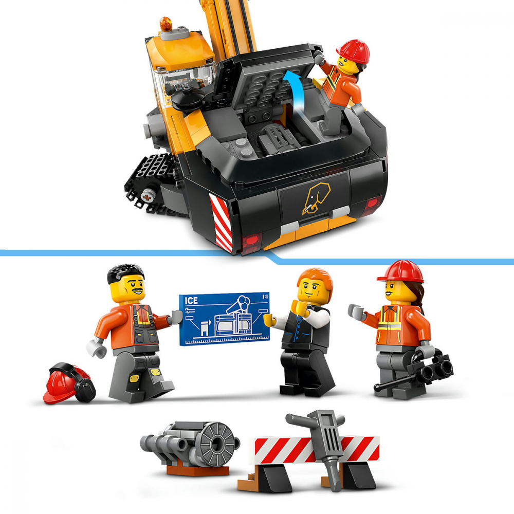 Excavator galben de constructii [9]