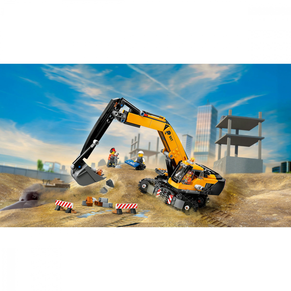 Excavator galben de constructii [10]