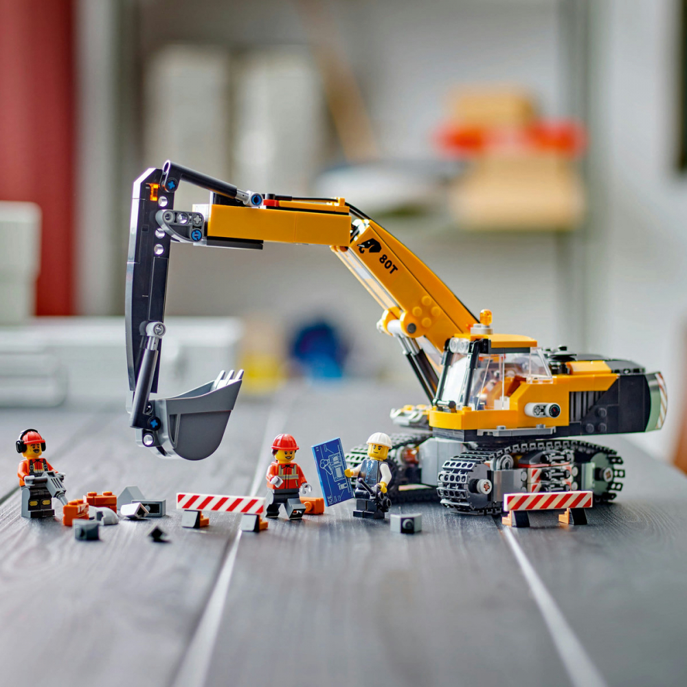 Excavator galben de constructii [6]