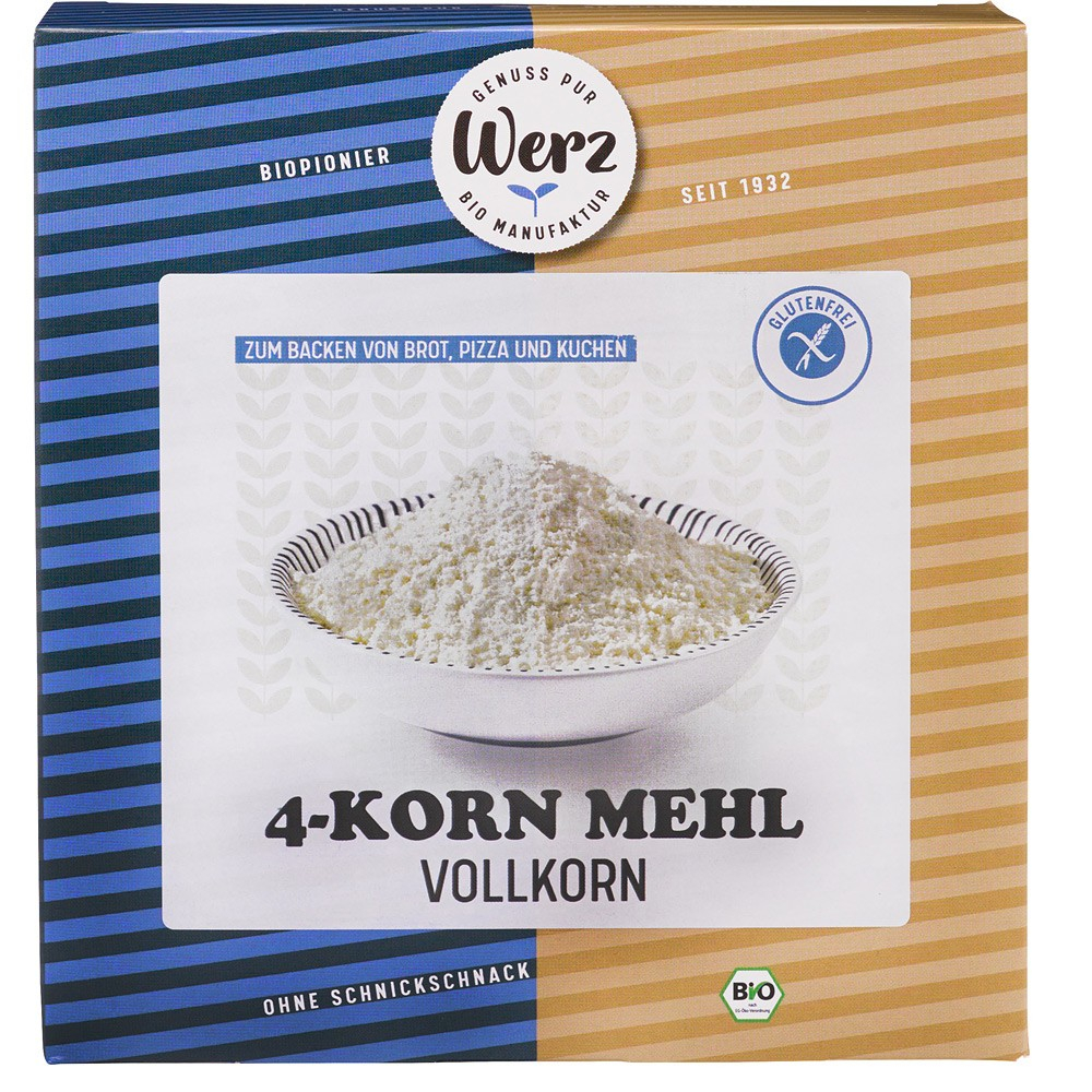 Faina bio integrala din 4 cereale, fara gluten [1]