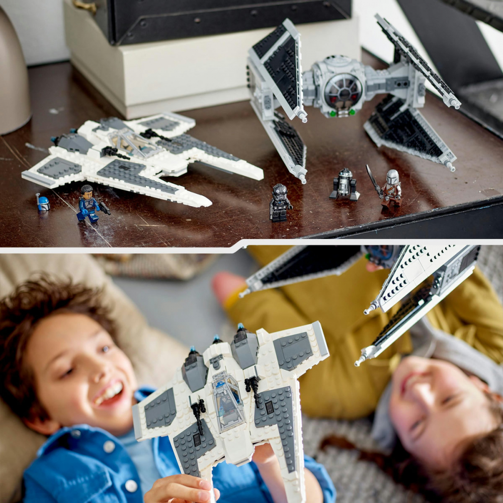 Fang Fighter mandalorian vs TIE Interceptor [10]