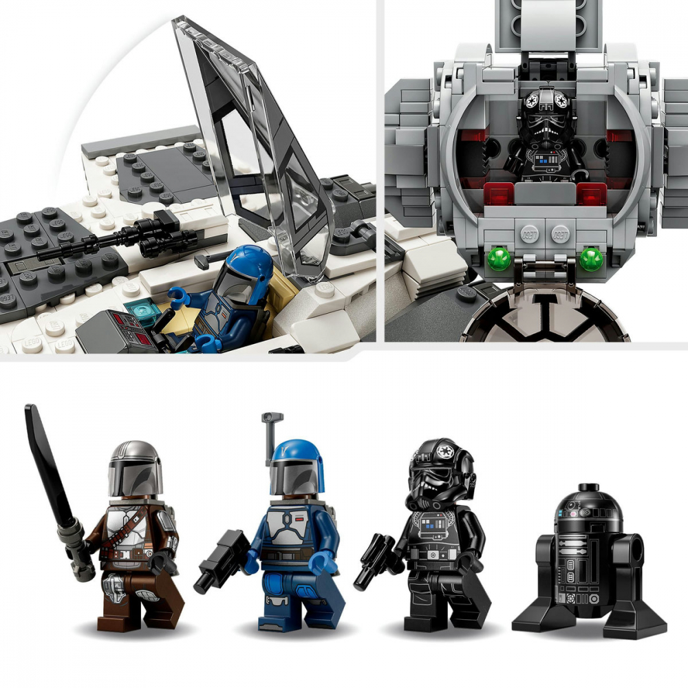 Fang Fighter mandalorian vs TIE Interceptor [9]