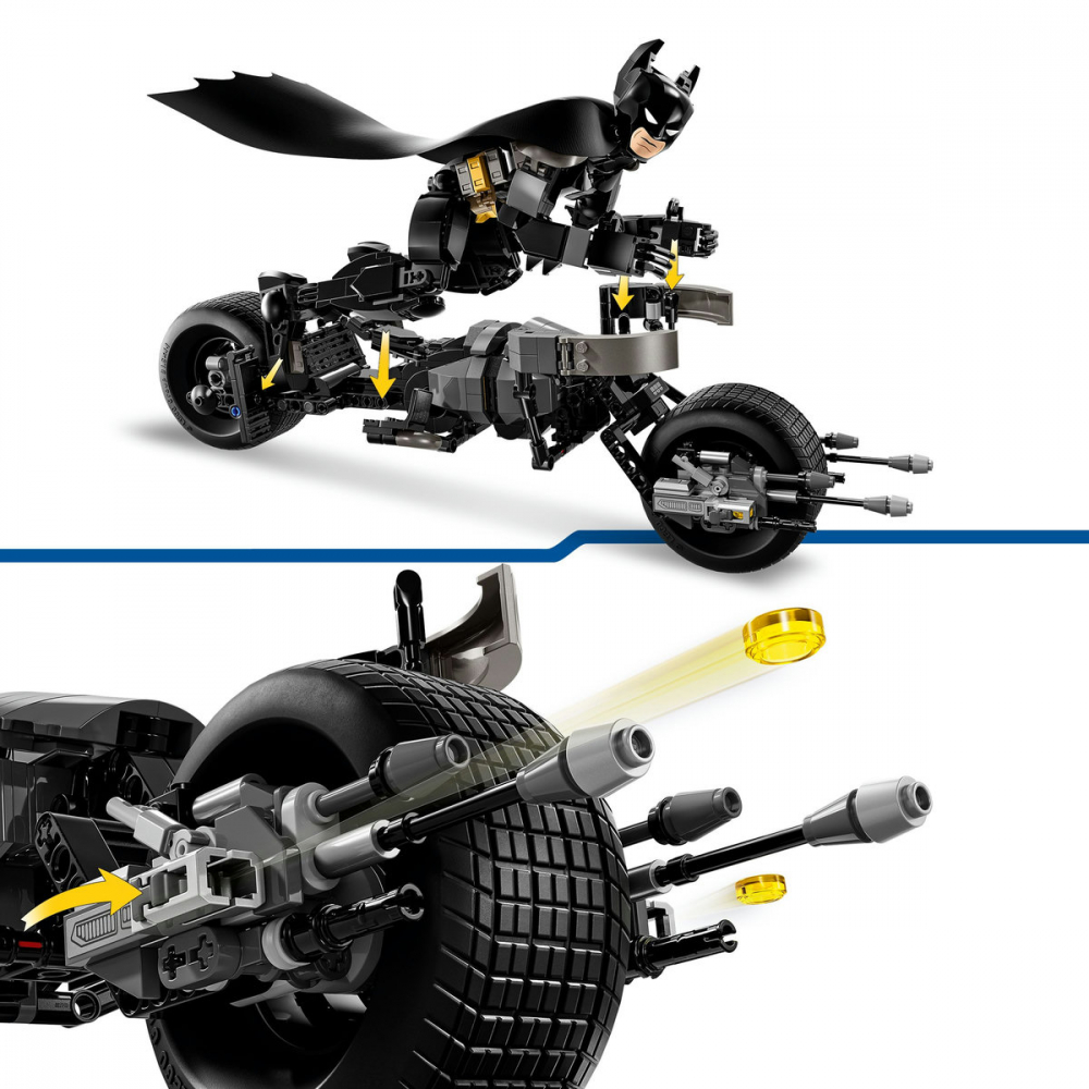 Figurina de constructie Batman™ si motocicleta Bat-Pod [7]