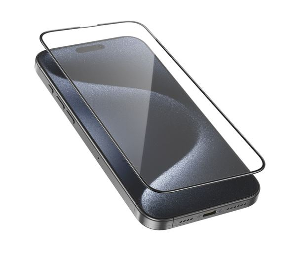 Folie Sticla Hoco G16 Clear 5D, 0.4 mm, Contur negru, iPhone 16 Pro Max - Glass Large Arc [3]