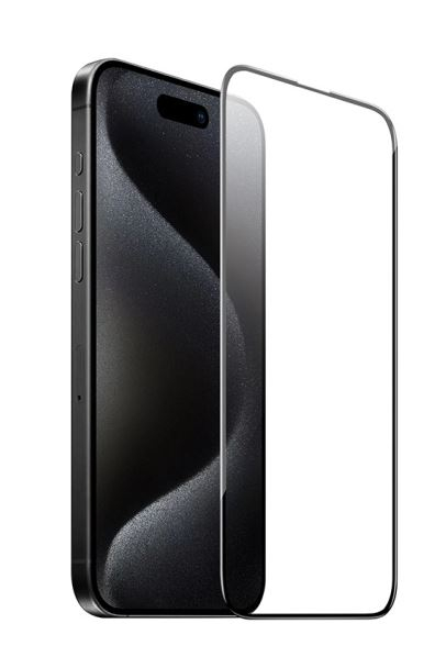 Folie Sticla Hoco G16 Clear 5D, 0.4 mm, Contur negru, iPhone 16 Pro Max - Glass Large Arc [1]