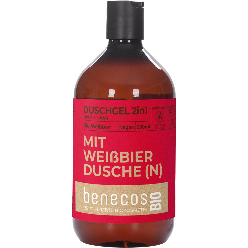 Gel de dus 2 in 1 pentru  par si corp cu bere de grau bio [1]
