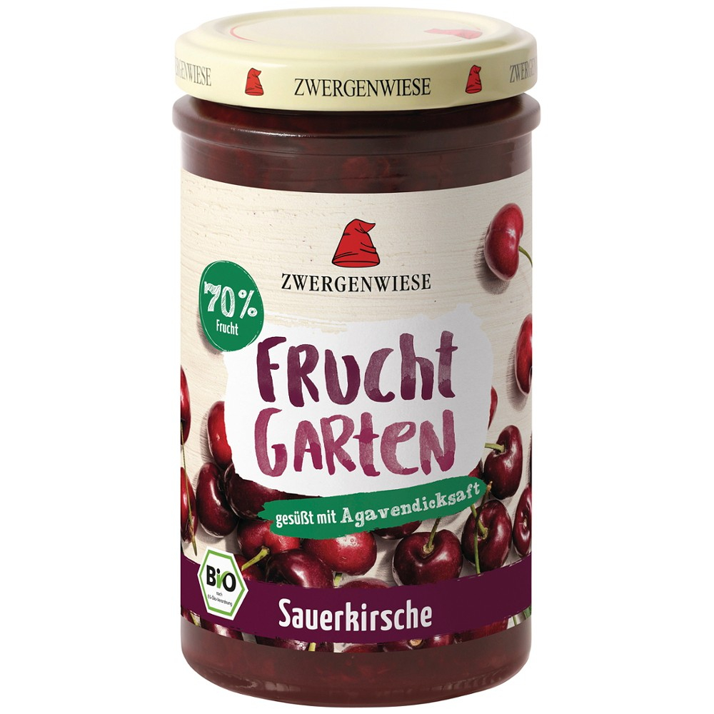 Gem  FARA ZAHAR de visine BIO indulcit cu nectar de agave [1]