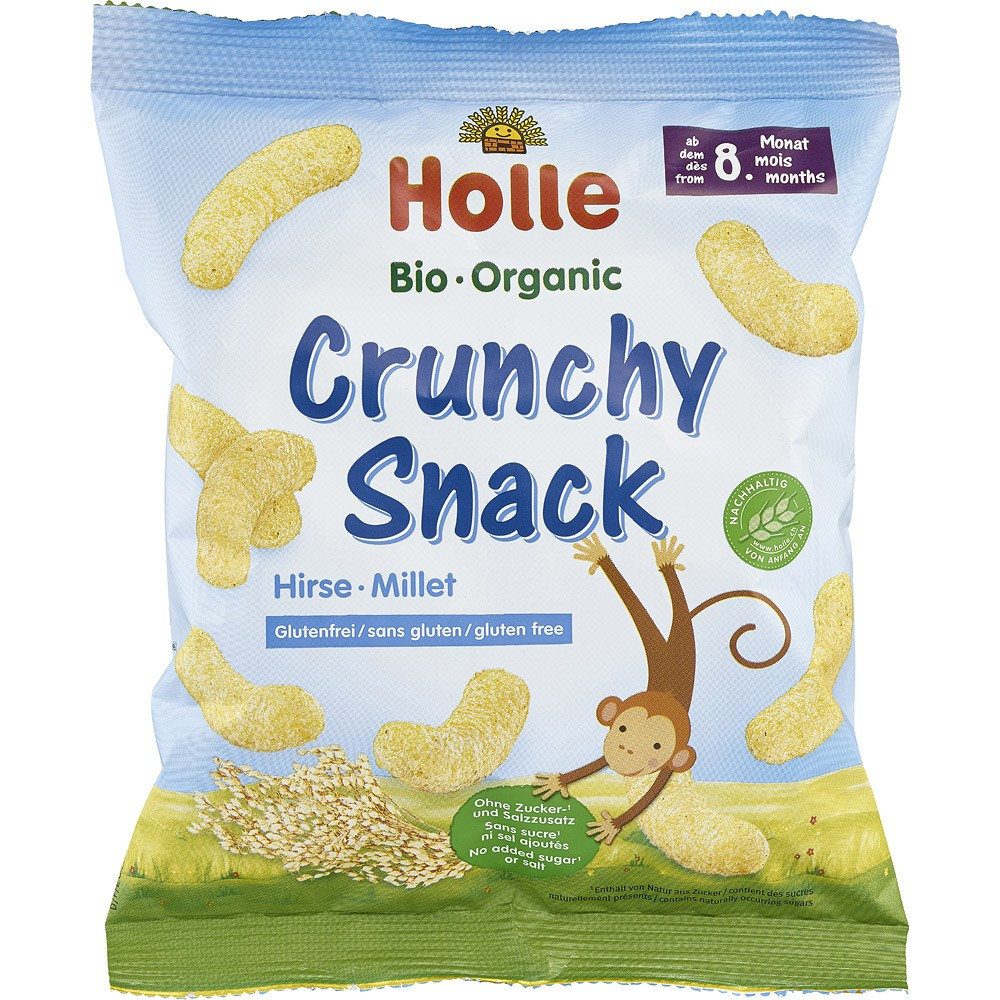 Gustare crocanta din mei bio fara gluten pentru copii, +8 luni [1]