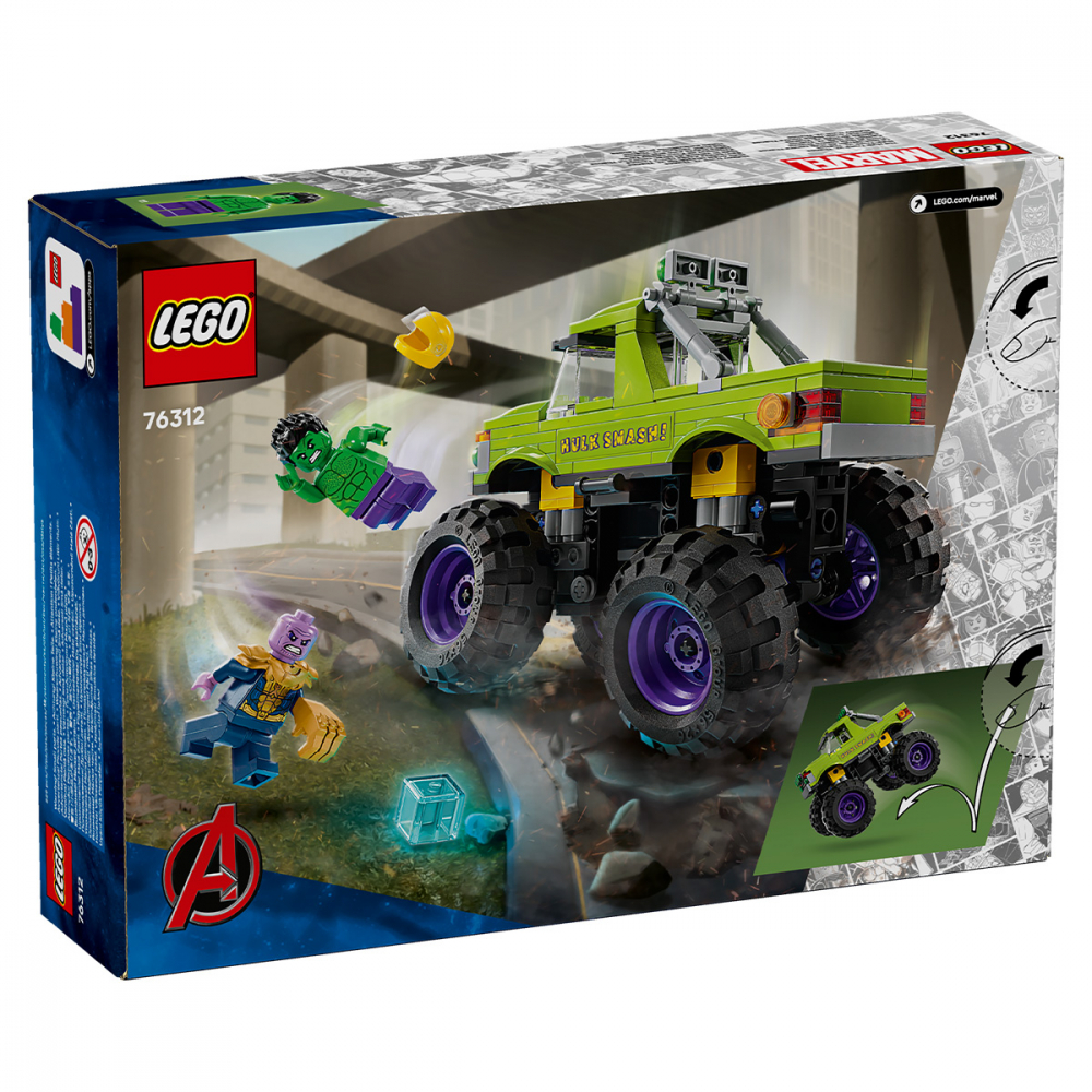 Hulk în vehicul de teren contra lui Thanos [3]