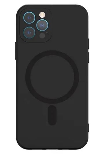 Husă silicon Iphone 15 (6,1″) Black Magsafe [3]