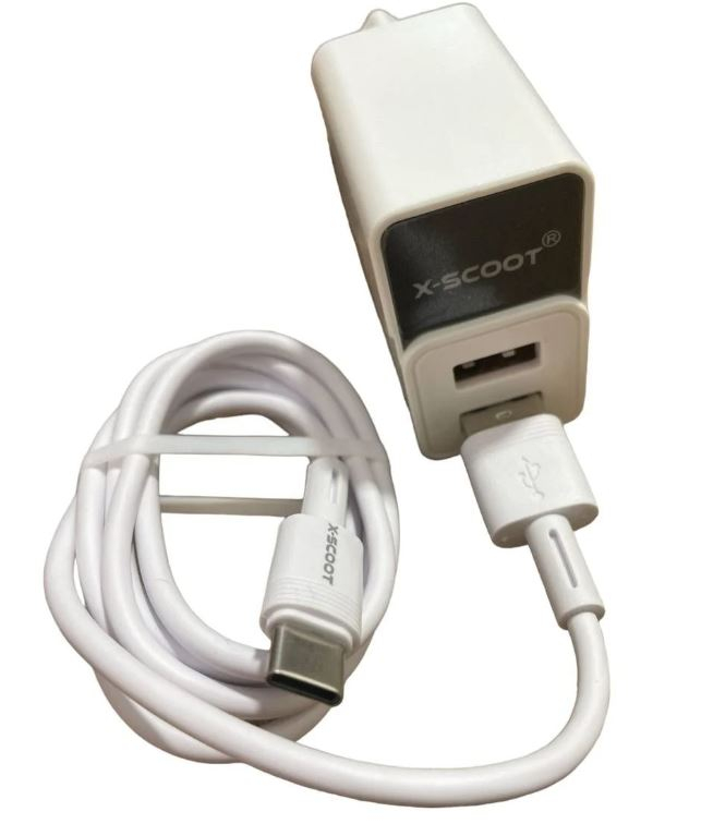 Incarcator USB TIP C, 2 Porturi, 5.1A-20W, Compatibil Samsung, Huawei, Xiaomi Alb [3]