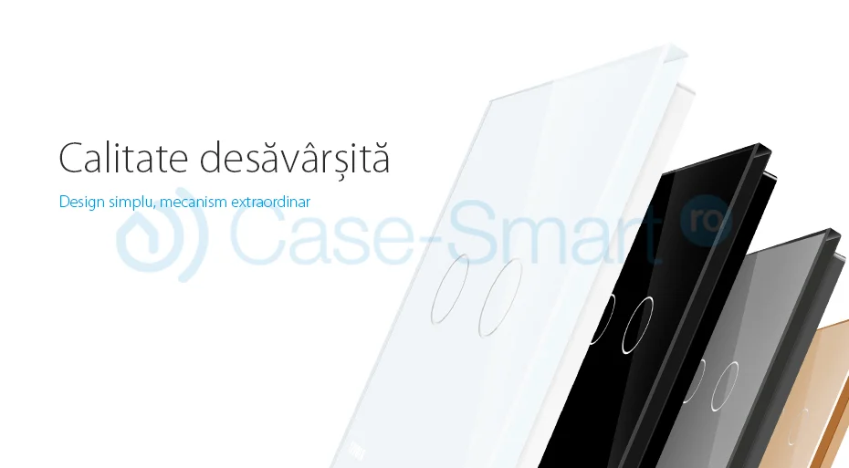 Intrerupator draperie wireless cu touch Livolo din sticla [2]